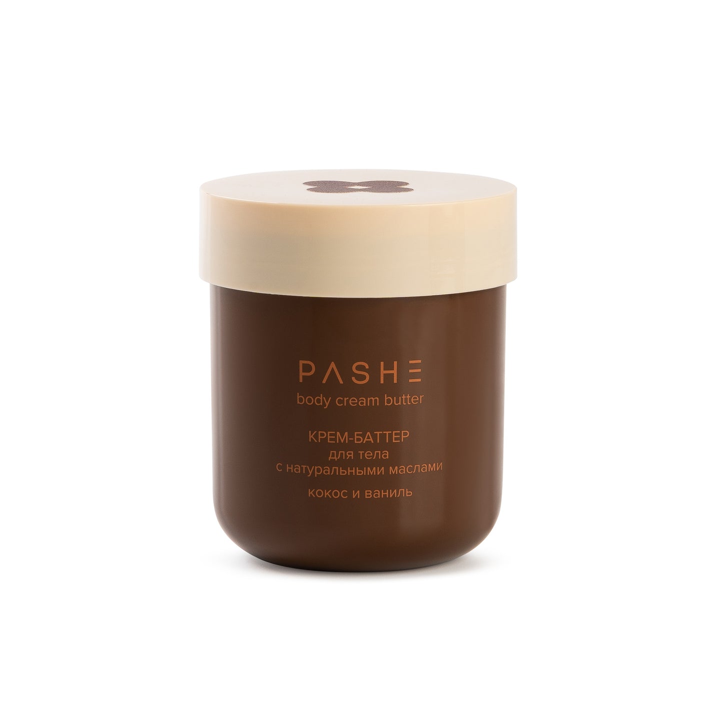 Крем-кляр PASHE tanaga mo'ljallangan, кокос ва ваниль билан, 200 мл