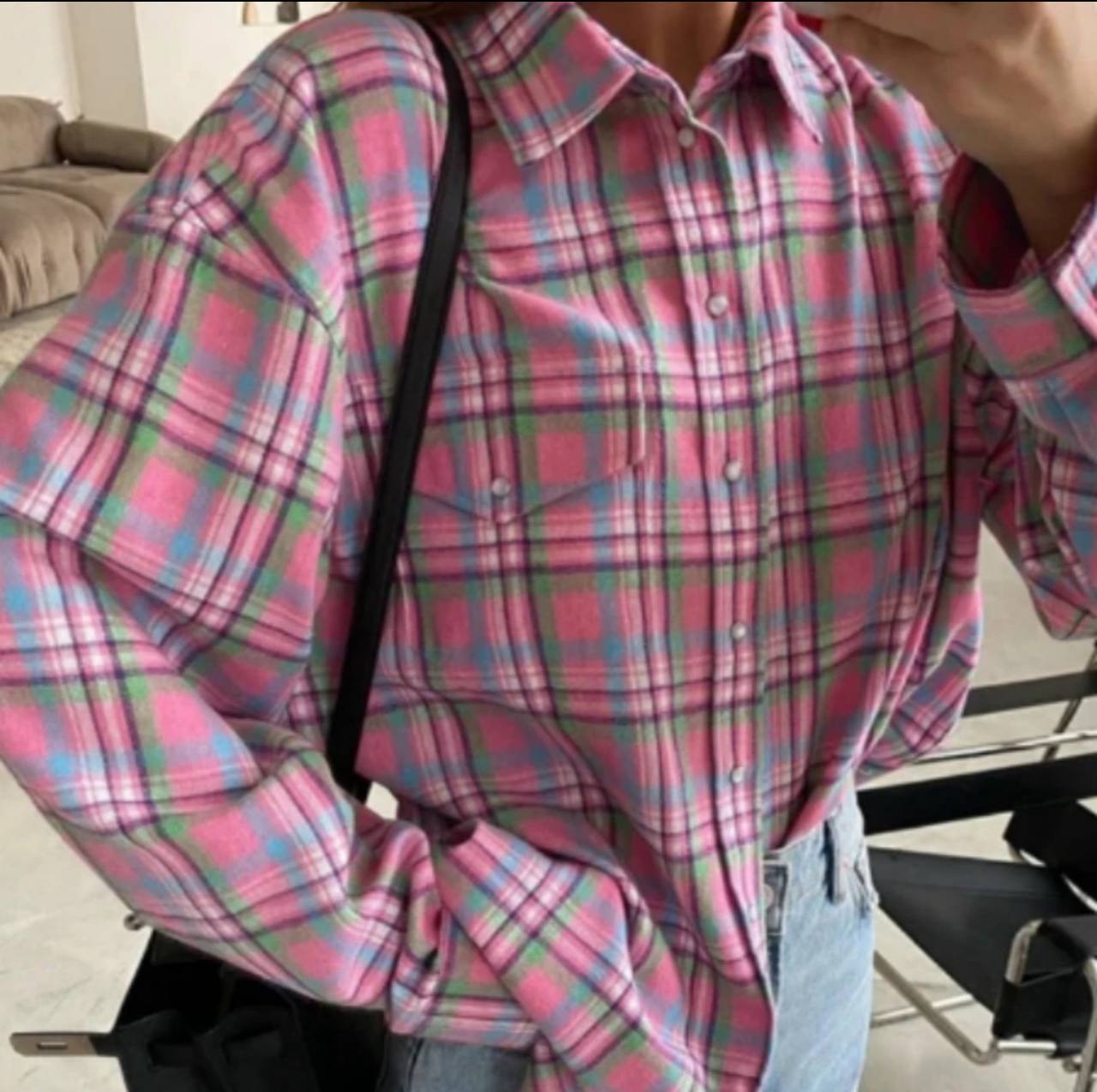 Рубашка в клетку