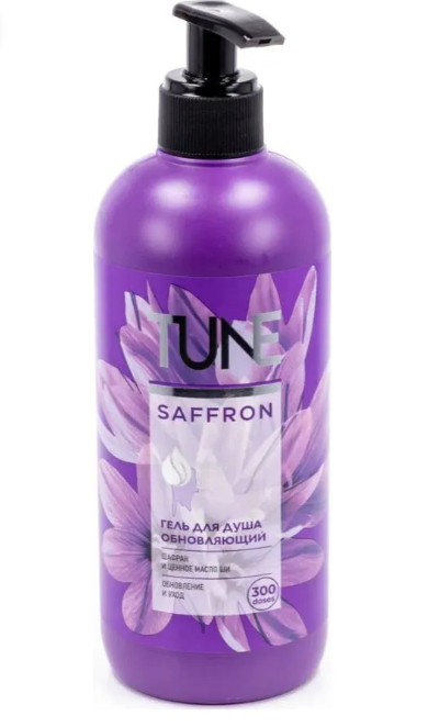 Душ гели TUNE «Янгиловчи Шафран», 500 мл (дазаторли)