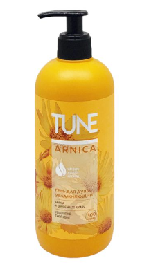 TUNE dush geli “Namlovchi Arnika”, 500 ml (dazatorli)