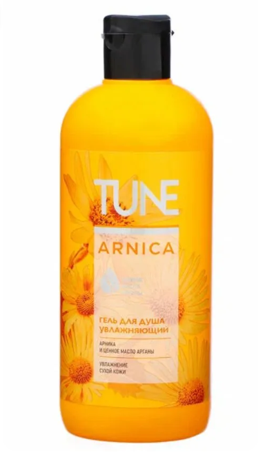 Душ гели TUNE «Намловчи Арника», 500 мл (копкокли)