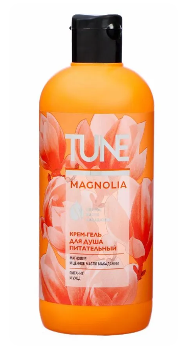 TUNE Крем-гель для душа питательный Магнолия, 500 мл