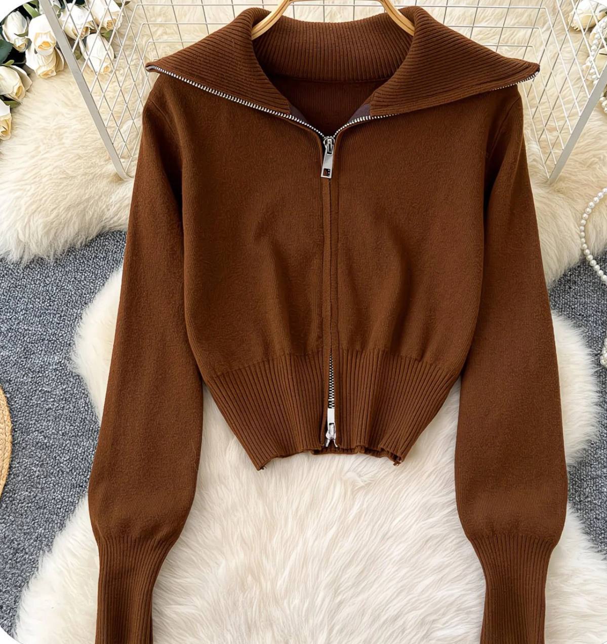 Тёплый кардиган на осень