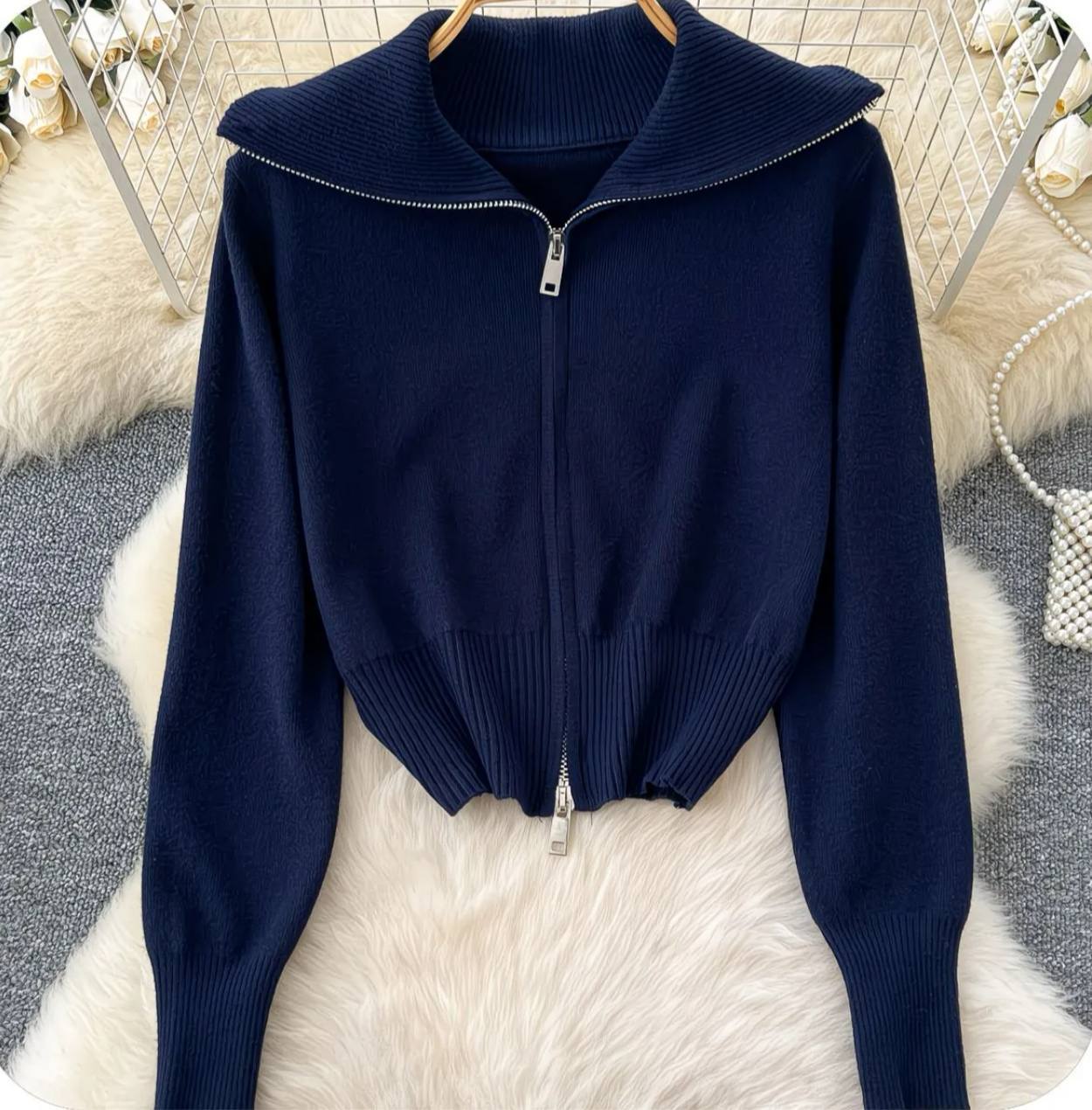 Тёплый кардиган на осень