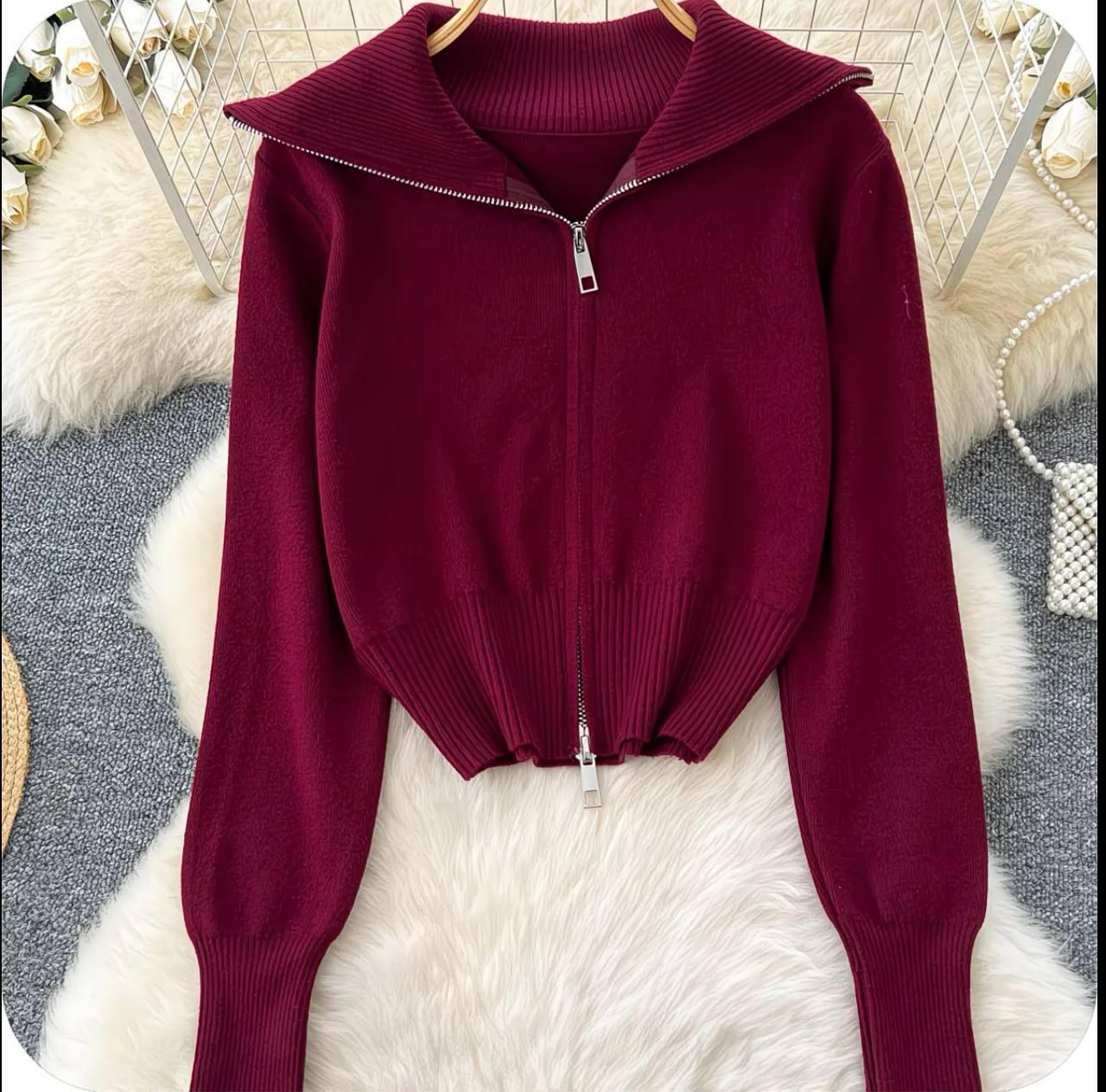 Тёплый кардиган на осень